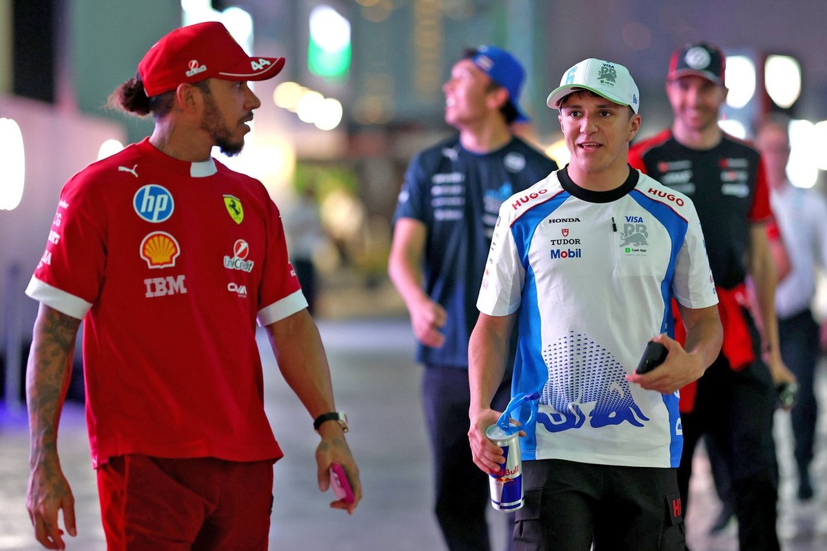 Isack Hadjar brands Lewis Hamilton "best F1 driver" but Ayrton Senna "the fastest"