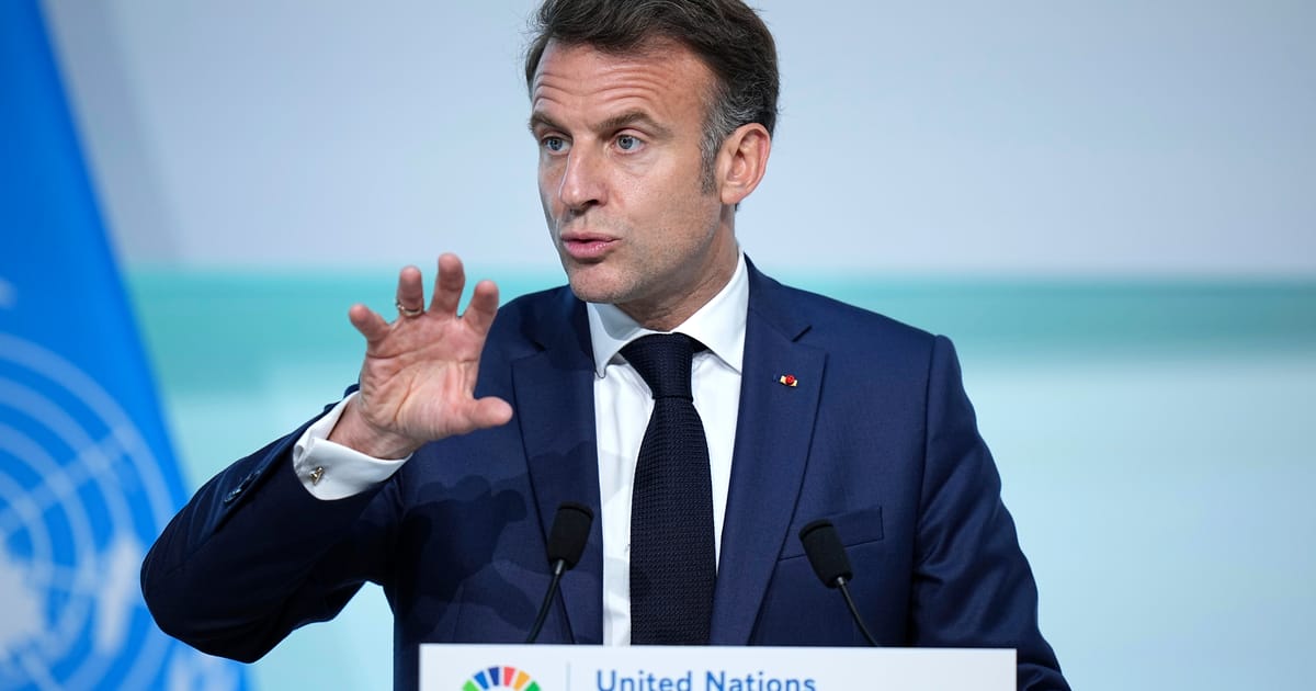 Macron claims win in fight to save oceans — but there’s work to do – POLITICO