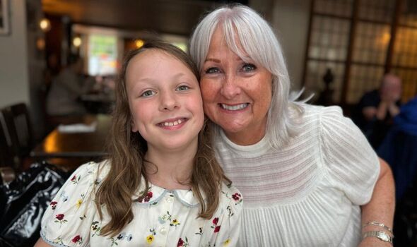 Patient Margaret with granddaughter Katie 