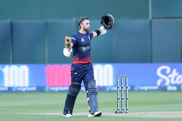 Maxwell's hundred came off just 48 balls.