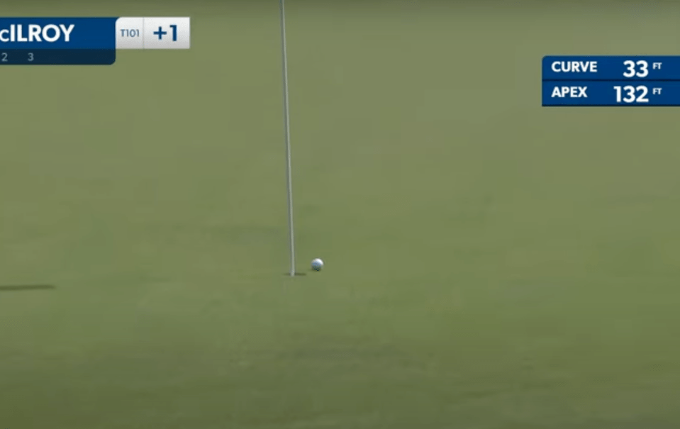 The ball then dropped in for his first-ever ace on the PGA Tour