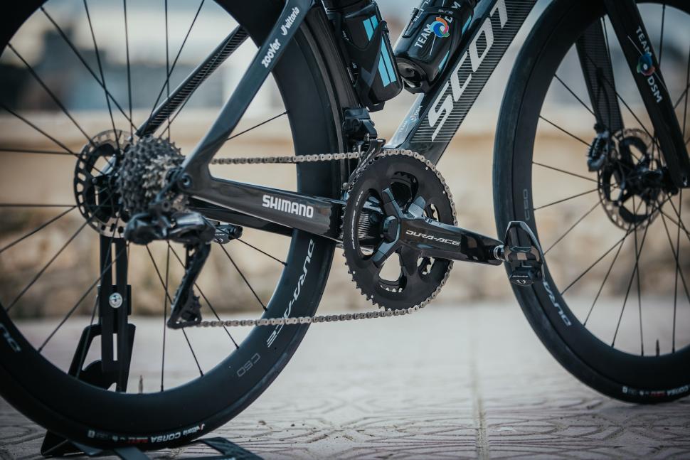 2023 Team DSM shimano groupset