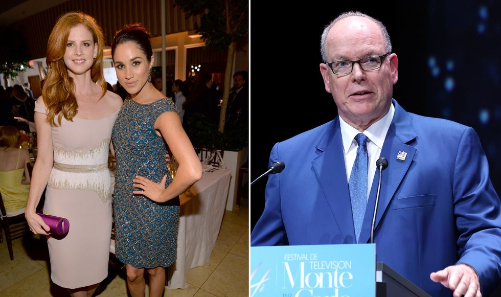 Meghan Markle, Sarah Rafferty and Prince Albert