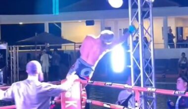 Missed Fists: Fighter suffers electric shock in freak accident at Weed Boxing event