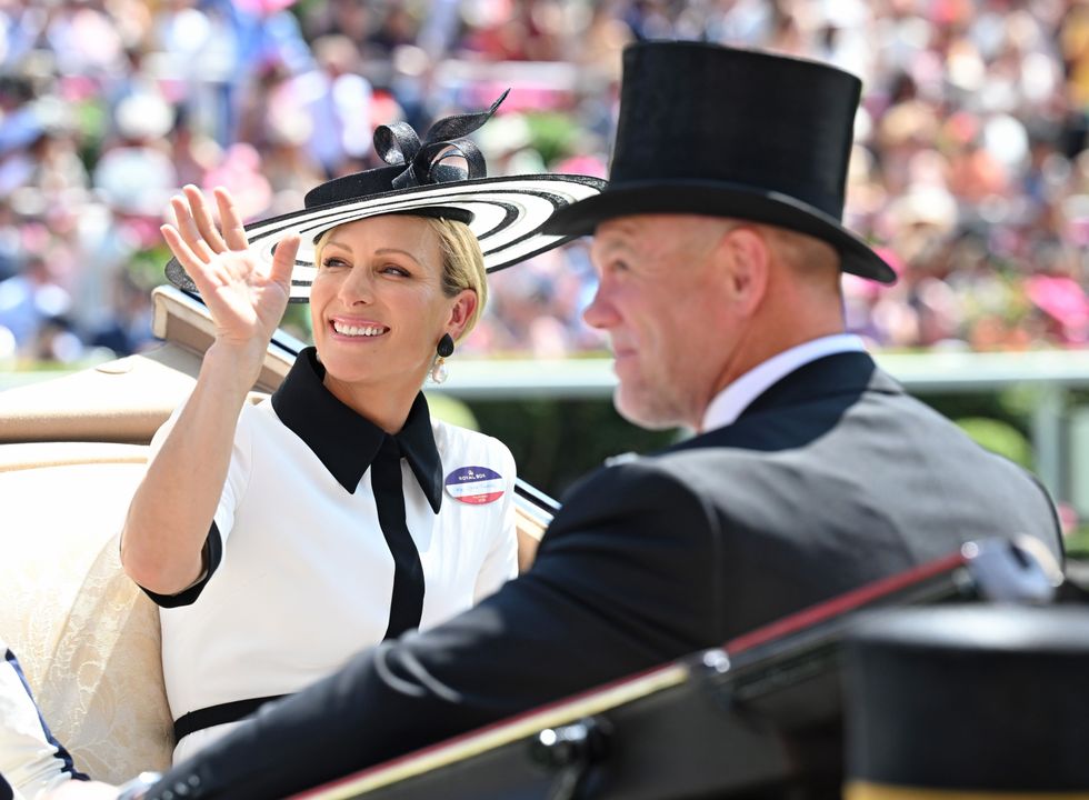 Mike and Zara Tindall