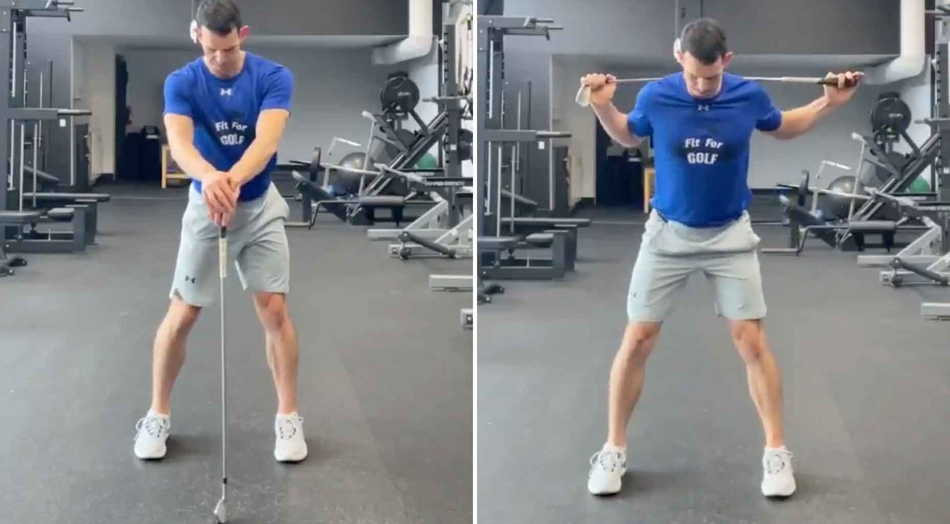 Use this 5-minute warm-up to get loose before your next round