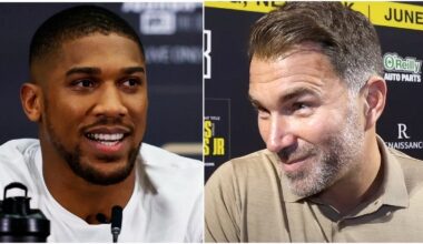 Eddie Hearn Reveals 3-Man Shortlist For Anthony Joshua's Next Fight