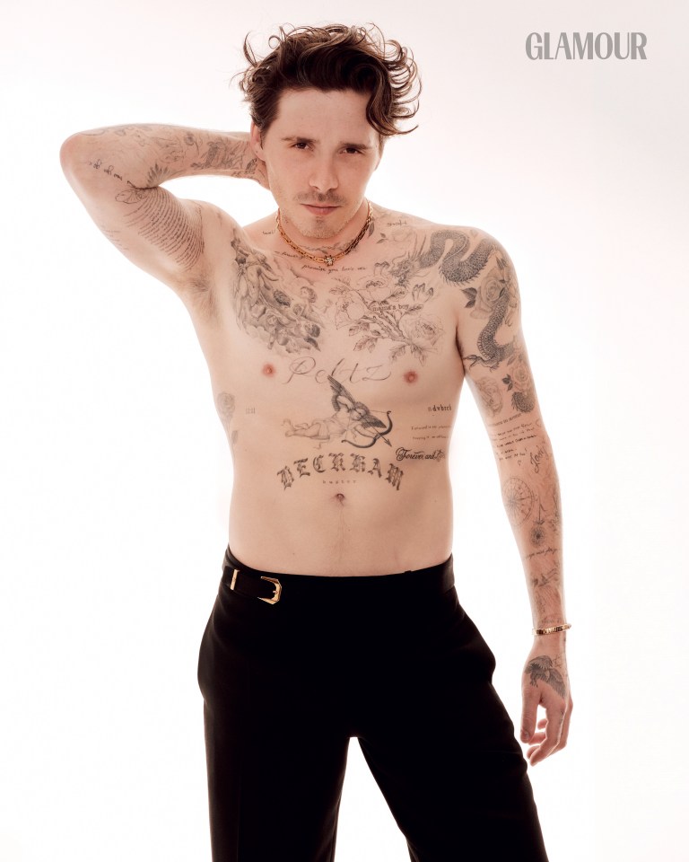 Brooklyn Beckham in Glamour Germany cover shoot.