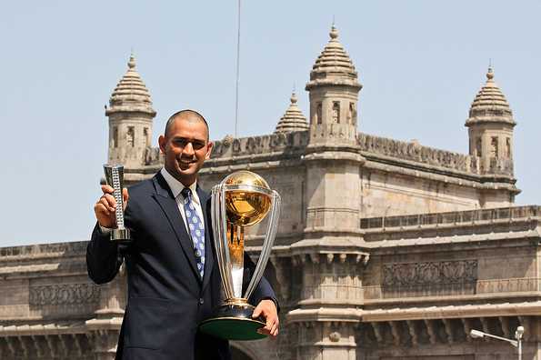 MS Dhoni is the only captain to have won all of ICC's white-ball tournaments 