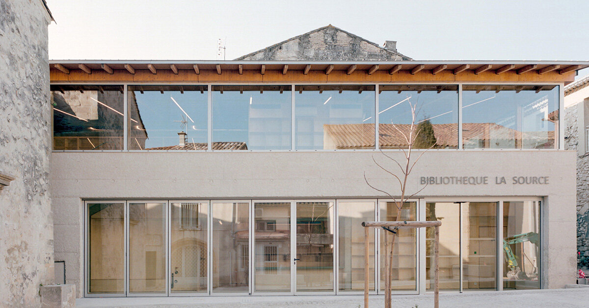NAS transforms chapel in southern france into third-place library