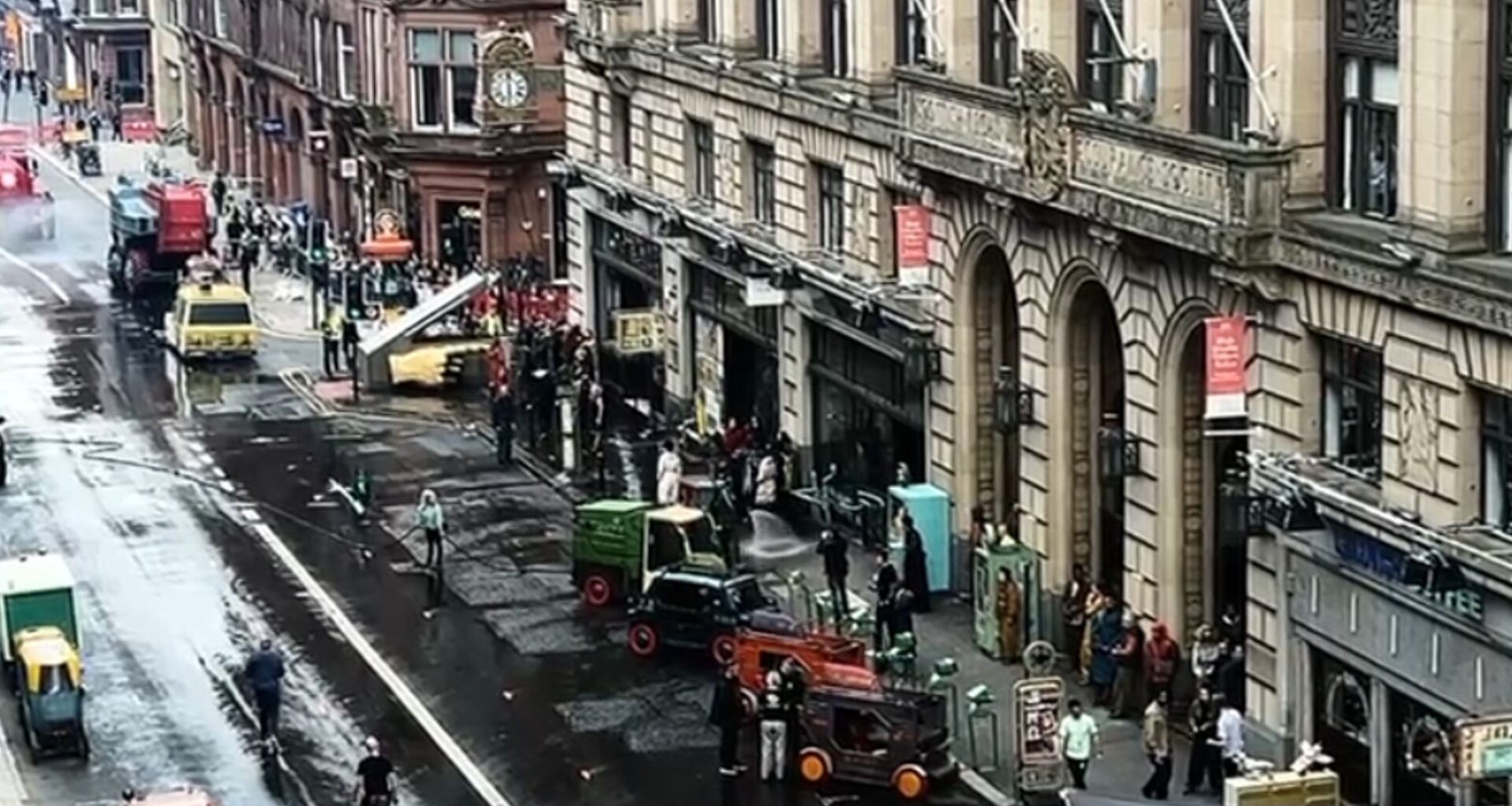 Hollywood hunk spotted on Glasgow street as filming for major blockbuster gets underway