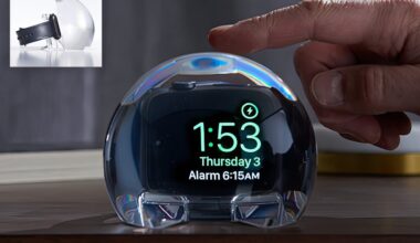 ‘Liquid Glass’ Apple Watch Dock might be the Coolest Smartwatch Accessory of the Season