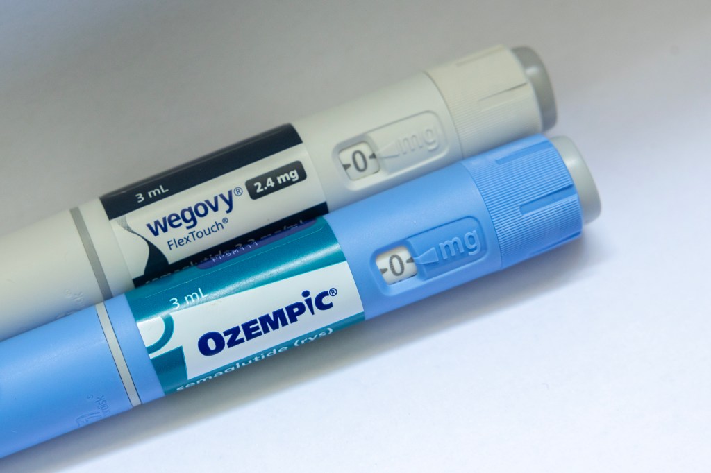 close-up photos of ozempic and wegovy weight loss drug injections