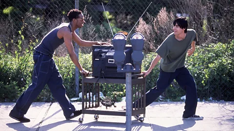 Alamy Tyrone (Marlon Wayans) and Harry (Jared Leto) initially see the drug trade as a way to make a quick buck before getting on with their lives (Credit: Alamy)