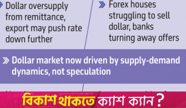 Remittance dollar rate falls amid weak demand, strong export growth