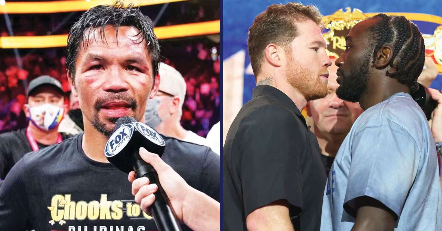 Manny Pacquiao Sums Up Crawford’s Chances Of Beating Canelo At 168 Perfectly In Just 2 Words