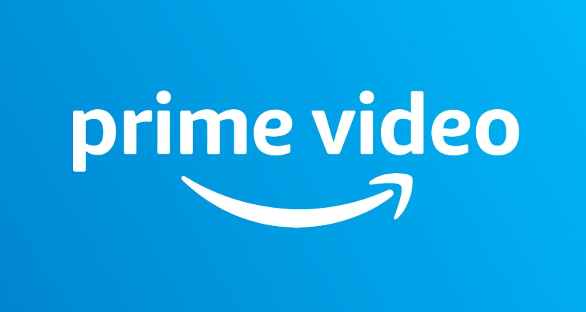 Prime Video logo in white with blue background