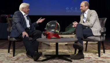 Prince William Interviews Sir David Attenborough and Things Get Deep