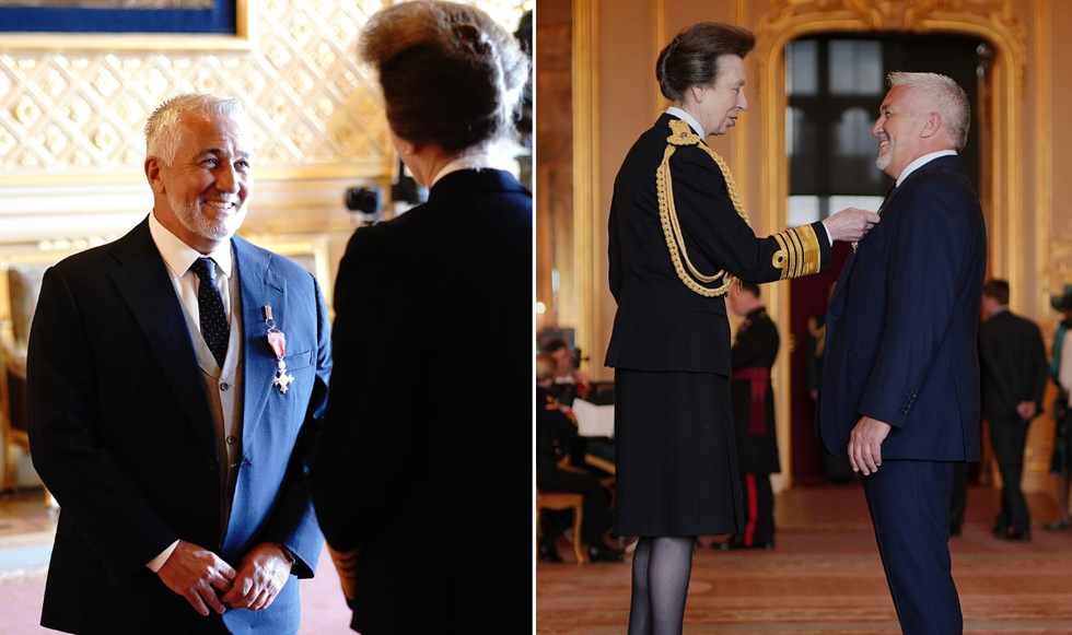 Princess Anne and Paul Hollywood