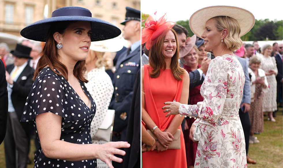 Princess Eugenie and Zara Tindall