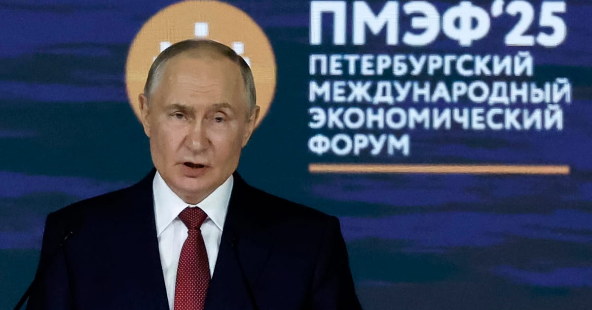 Putin warns his officials not to allow recession – POLITICO