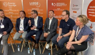The PV Tech panel at the 2025 Intersolar Europe event.