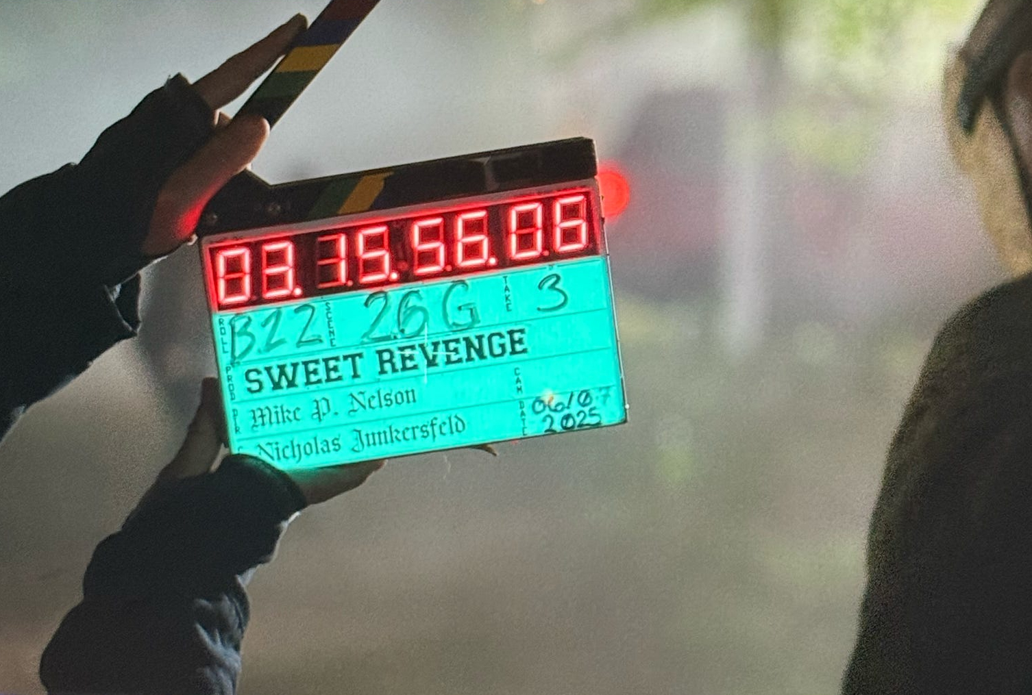 Sweet Revenge behind-the-scenes image