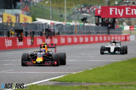 Max Verstappen, Lewis Hamilton, Suzuka, 2016