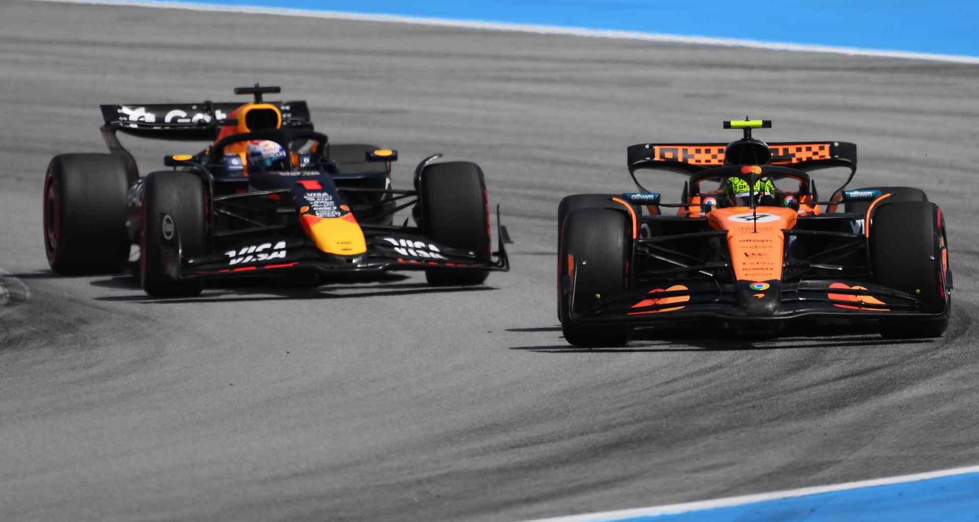 Lando Norris, Max Verstappen, Circuit de Catalunya, 2025