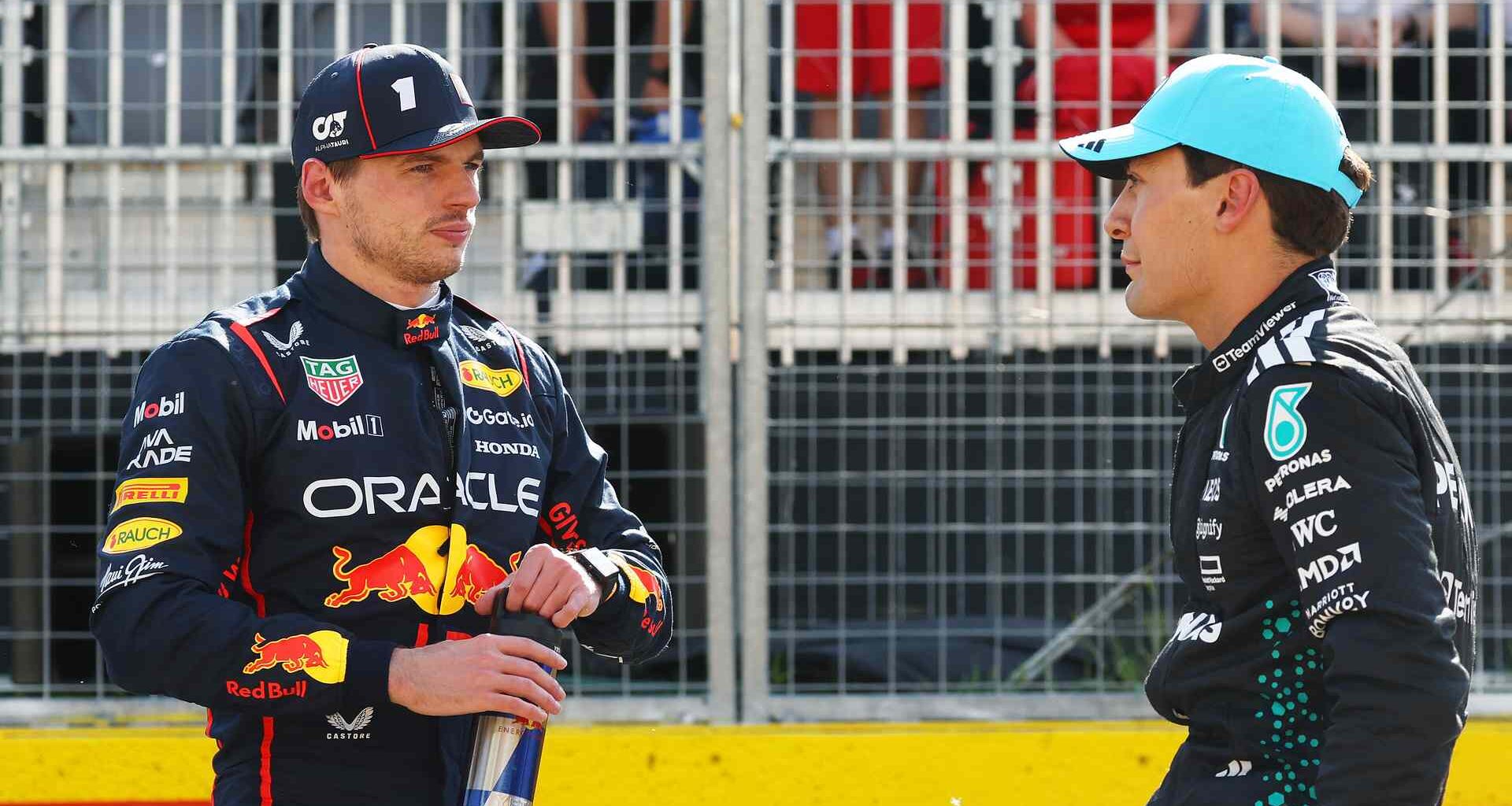 Max Verstappen, George Russell, Circuit Gilles Villeneuve, 2025