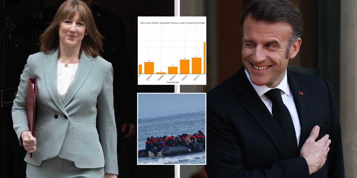 Rachel Reeves' £280mn migrant cash boost drop in ocean as SHOCK graph shows how much France pockets
