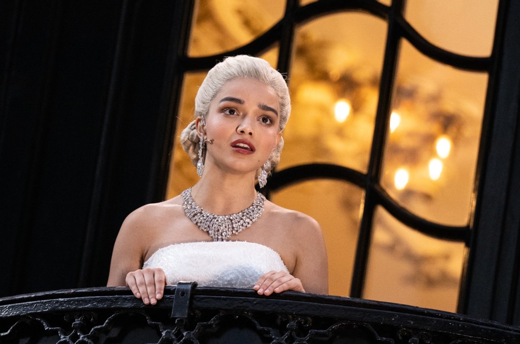 Rachel Zegler Sings Iconic 'Evita' Song to Crowd Outside Theater