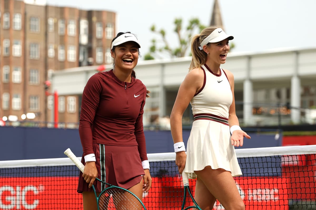 Raducanu and Boulter in dream doubles debut with routine Queen's win - London Evening Standard