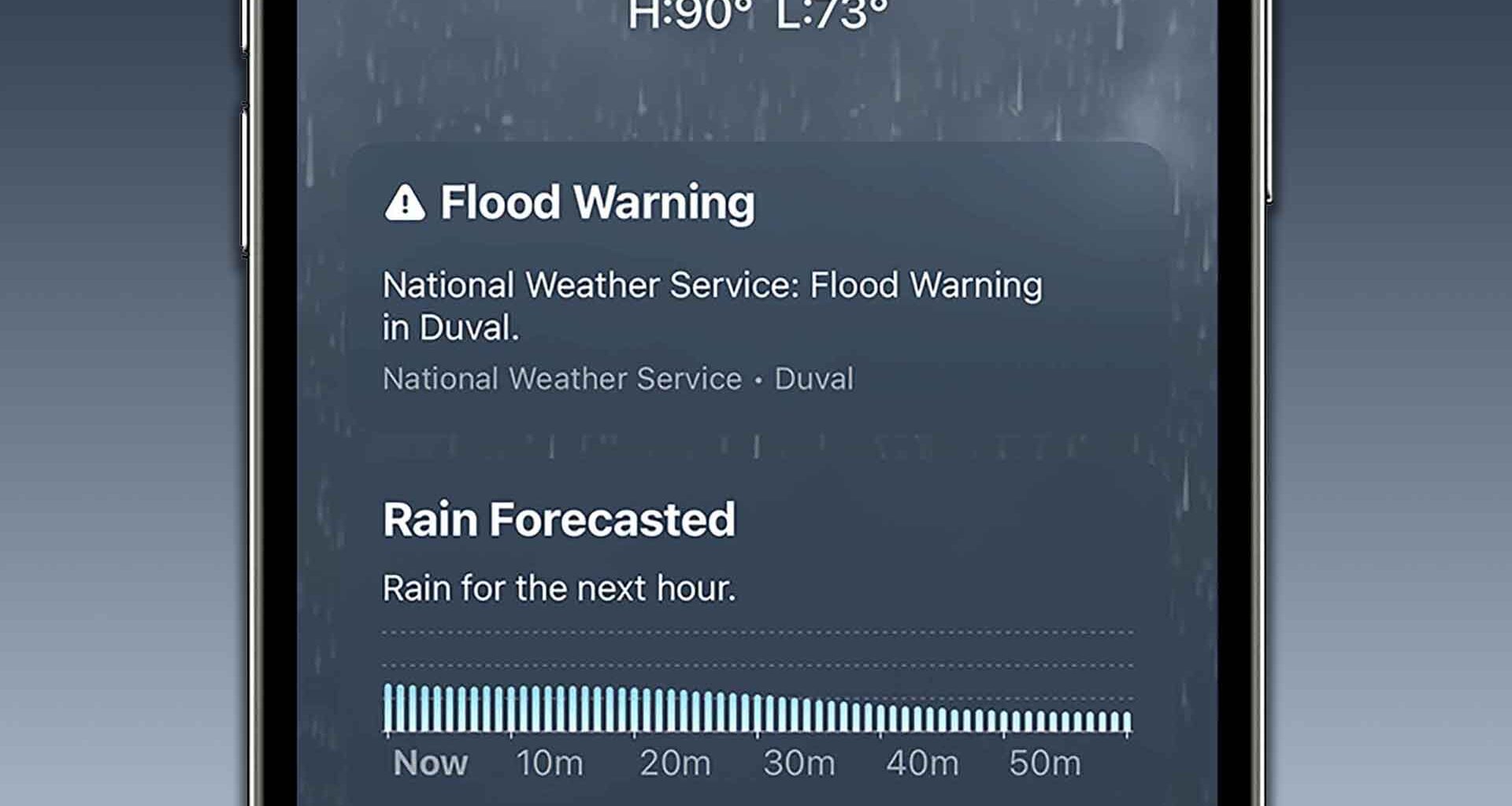 Clever little-known iPhone weather trick gives you urgent alert that saves you from a soaking – quick change to make now