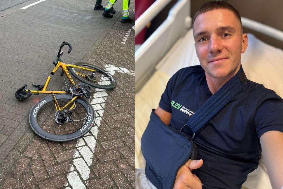Remco Evenepoel after surgery 