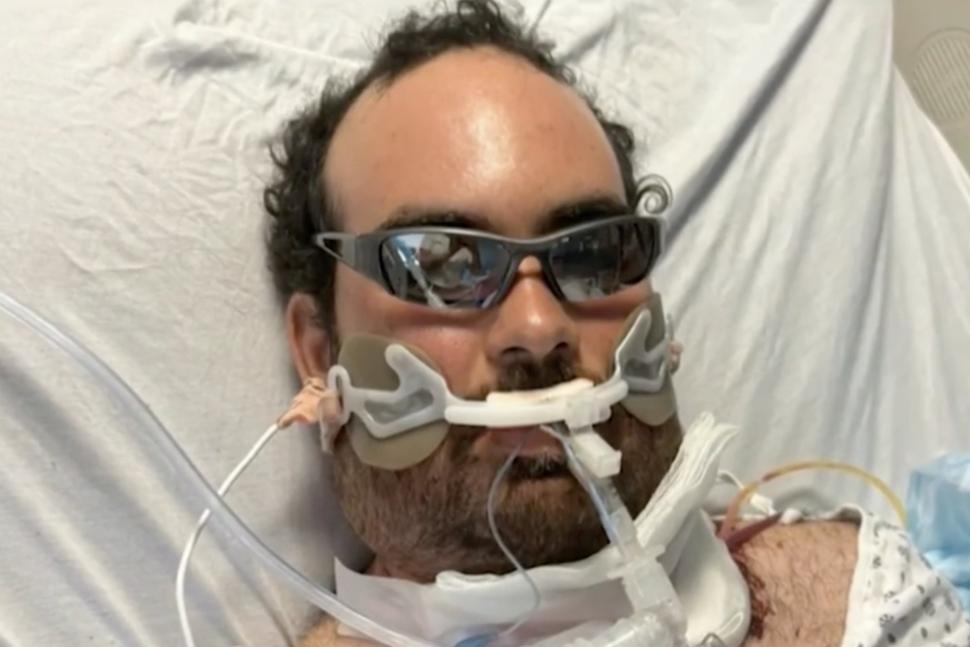 Robert Hillebrand, cyclist injured by kite strings