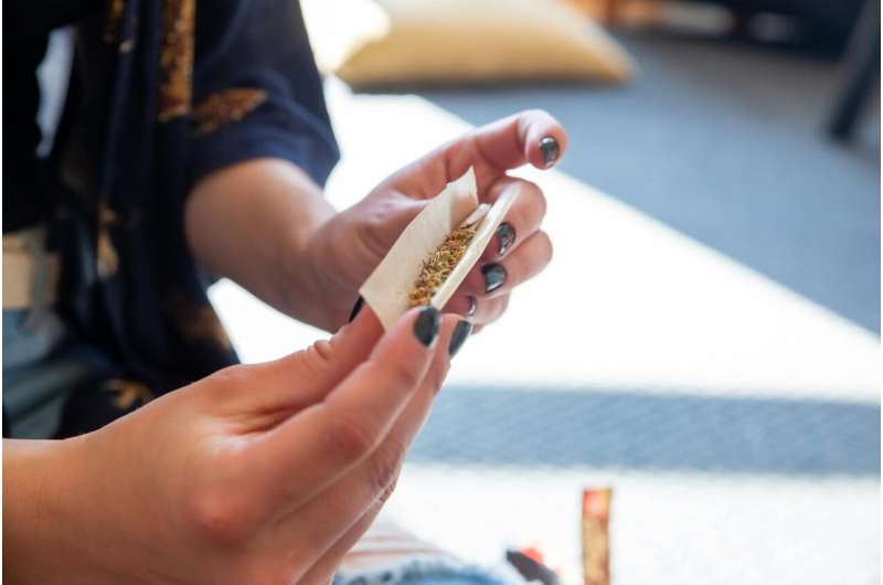 rolling a joint