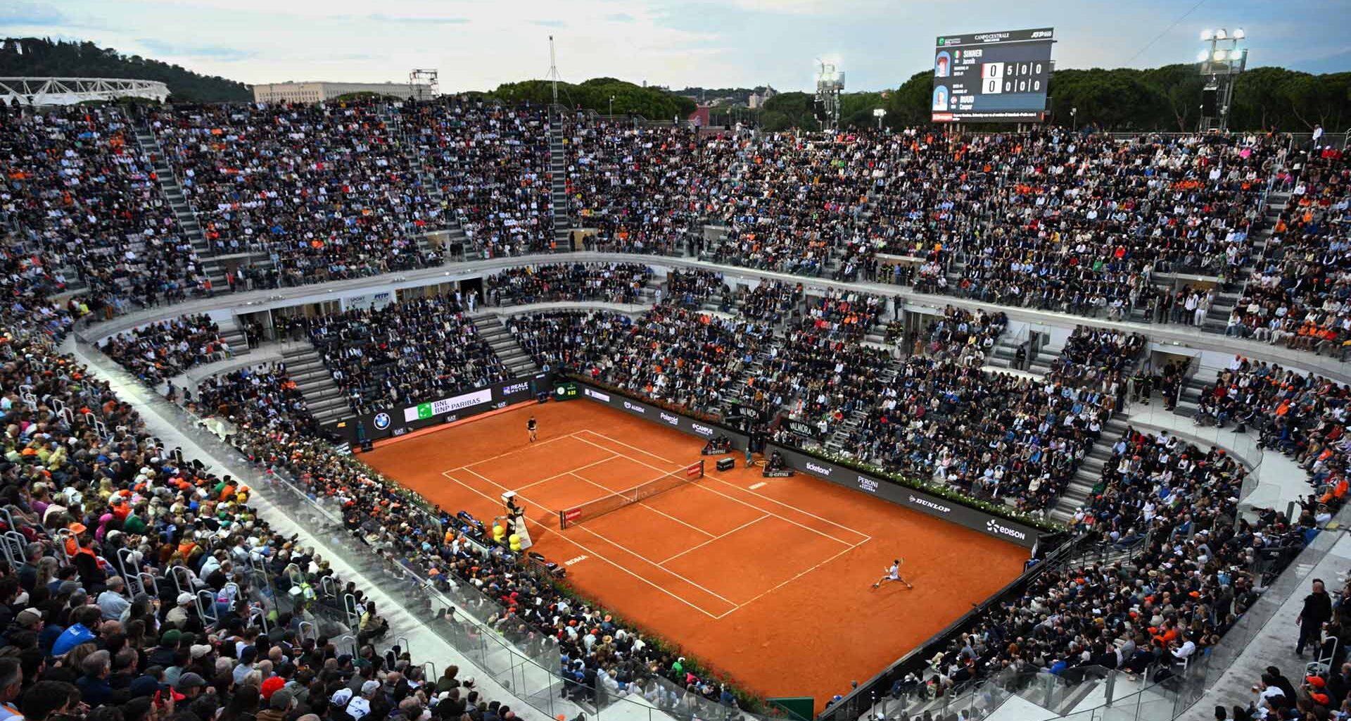 The Internazionali BNL d'Italia is one of nine ATP Masters 1000 events on the calendar.