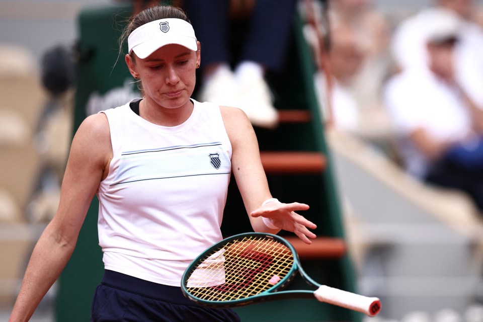 Ekaterina Alexandrova fought back in the second set but it wasn't enough in the end