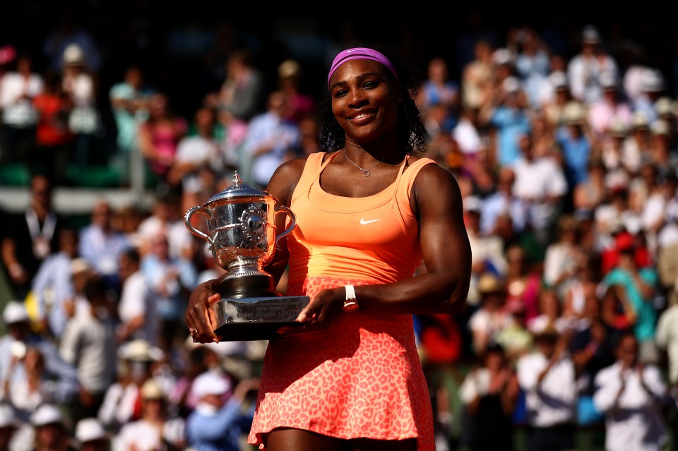 Williams added another two French Open titles to her glittering collection