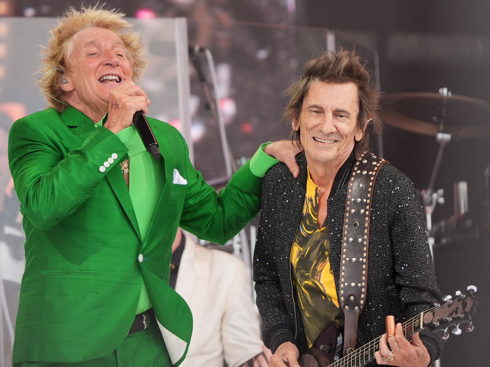 Sir Rod Stewart and Ronnie Wood