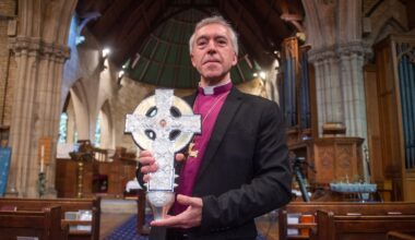 Archbishop of Wales Andrew John in April 2023. Pic: PA