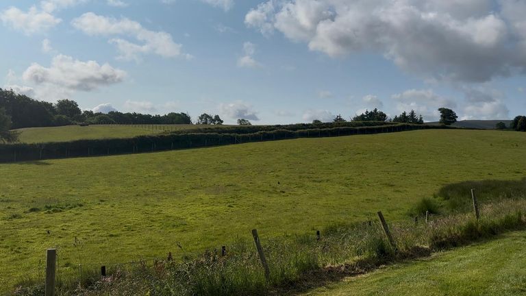 Caryl Davies's farm in Eglwyswrw, Pembrokeshire
Pic: Tomos Evans (no credit needed)