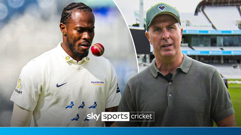 Michael Vaughan discusses the potential return of Jofra Archer to England's Test match squad.