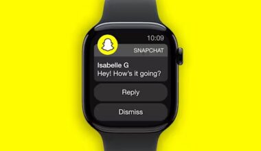 Snapchat has released an Apple Watch app
