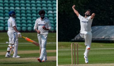India vs India A: Sarfaraz Khan cracked a 76-ball hundred as Jasprit Bumrah went wicketless in Beckenham. (BCCI)