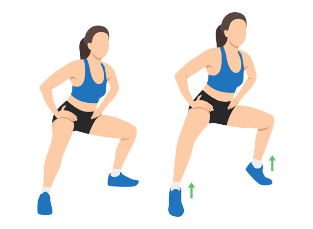 Squat to Calf Raise. 2377397511