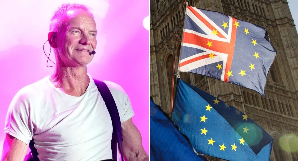 Sting slams Brexit as an 'act of folly' during French TV appearance
