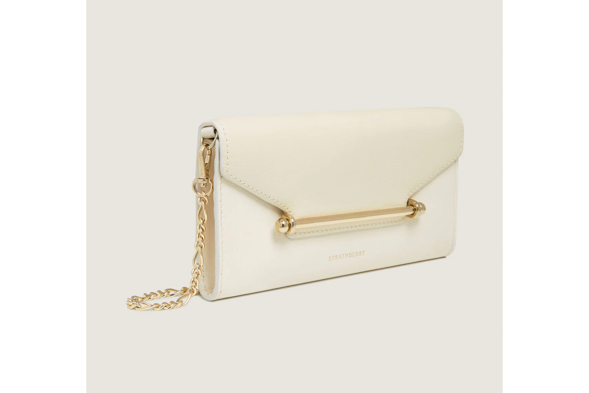 A Strathberry chain wallet