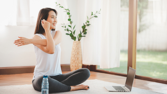 Stretching is an essential warm-up for your workout routine.(Shutterstock)
